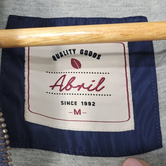 Abril Women's Blue Casual Sleeveless Button & Zipper Front Puffer Jacket Size M - Picture 9 of 13